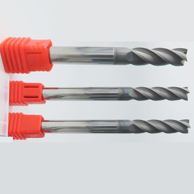 Diamond Coated Carbide 6mm End Mills Kotak Seruling Panjang Untuk Grafit