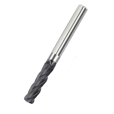 5mm Tungsten Carbide End Mills Corner Radius End Mills Untuk Grafit