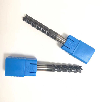 Solid Tungsten Carbide 2 Flute End Mills 6mm Untuk Baja yang Dikeraskan