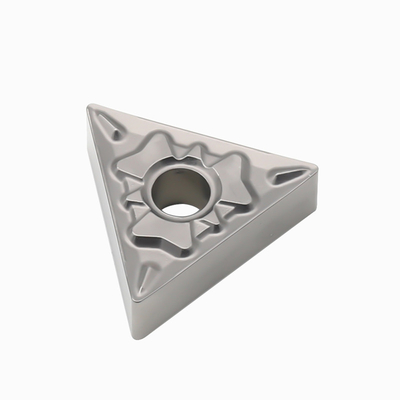 Tungsten Carbide Indexable Milling Sisipan TNMG 160404 MF Untuk Baja Lathing