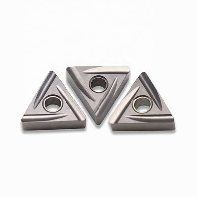 Sisipan Tungsten Carbide yang Dapat Diindeks Keramik Logam Untuk Baja Lathing