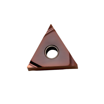 Dilapisi Tungsten Carbide Sisipan yang Dapat Diindeks TNGG 16040 2R S Untuk Baja Lathingling