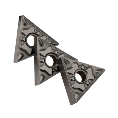 Sisipan yang Dapat Diindeks Tungsten Carbide TNMG 160404 HQ Untuk Baja Lathing