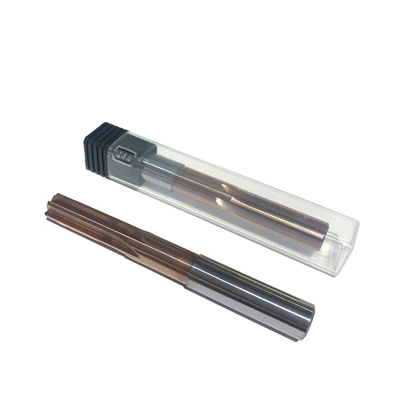 6 Seruling CNC Solid Carbide Reamer D1-20 Taper Reamer Dengan Lapisan