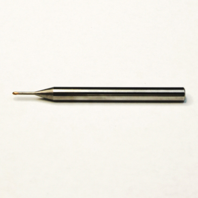 Tungsten Carbide Solid End Mills 2 Seruling 0.5mm Ball Nose End Mills Hrc55