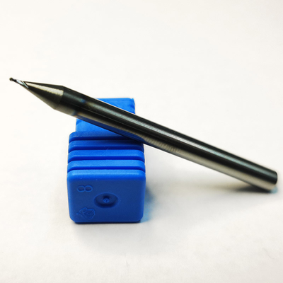 Tungsten Carbide Micro 2 Flute Ball Nose End Mill 0.3mm Hrc55
