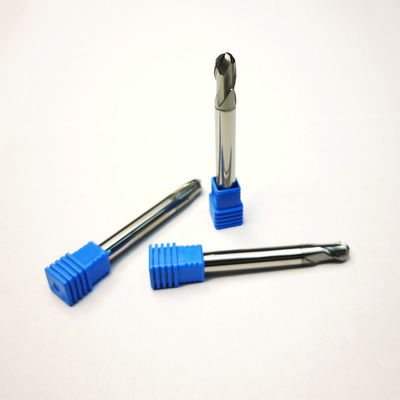 Solid Tungsten Carbide 2 Seruling D8R4 Ball Nose End Mills Hrc65 ST