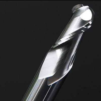 Spesifikasi Solid Tungsten Carbide Ball Nose End Mills Untuk Aluminium