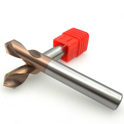 Dua Seruling Tungsten Carbide Drills 4mm Point Drill Untuk Latihan Baja