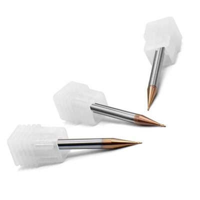0.2mm Micro End Mills Tungsten Carbide Helix Angle 35 Derajat