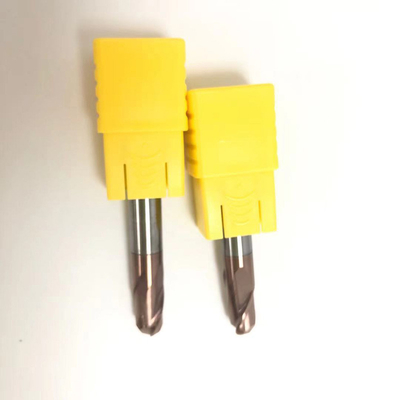4 Flute D8 Tungsten Carbide End Mills Untuk Baja Untuk Baja yang Dikeraskan