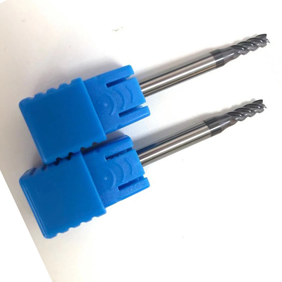 Solid Tungsten Carbide 2 Flute D3 Carbide Square End Mill Untuk Baja yang Dikeraskan