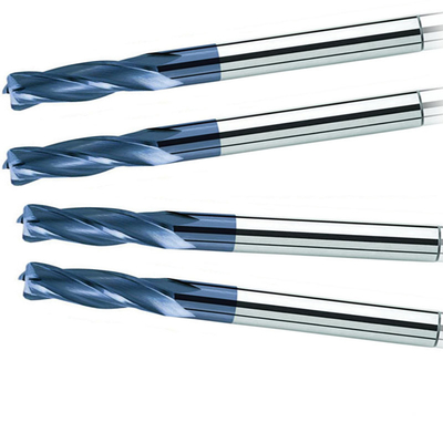 Solid Carbide Corner Radius End Mills Dua Seruling 6mm R0.5 Hrc65 SX