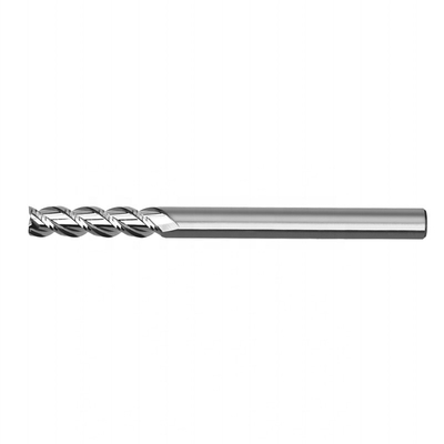 2 Seruling D8 Tungsten Carbide End Mills Tanpa Pelapis Untuk Aluminium