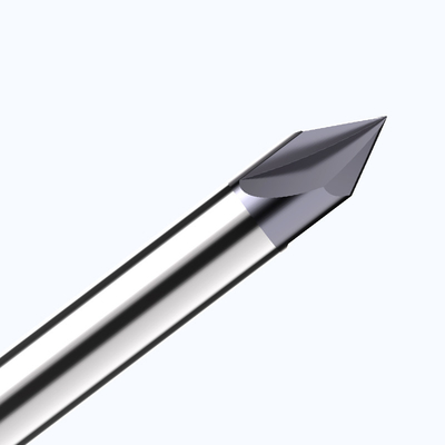 Solid Tungsten Carbide End Mills 2 Seruling Chamfering 16mm End Mills