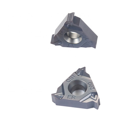 Cermet ISO Metric Bubut Eksternal Grinding Threading 16ERI200 Sisipan Tanpa Pelapis